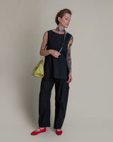 Solstice Top in Black Cotton PoplinSolstice Tops