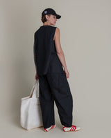 Solstice Top in Black Cotton PoplinSolstice Tops