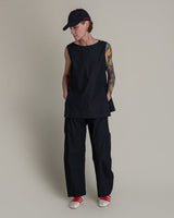 Solstice Top in Black Cotton PoplinSolstice Tops