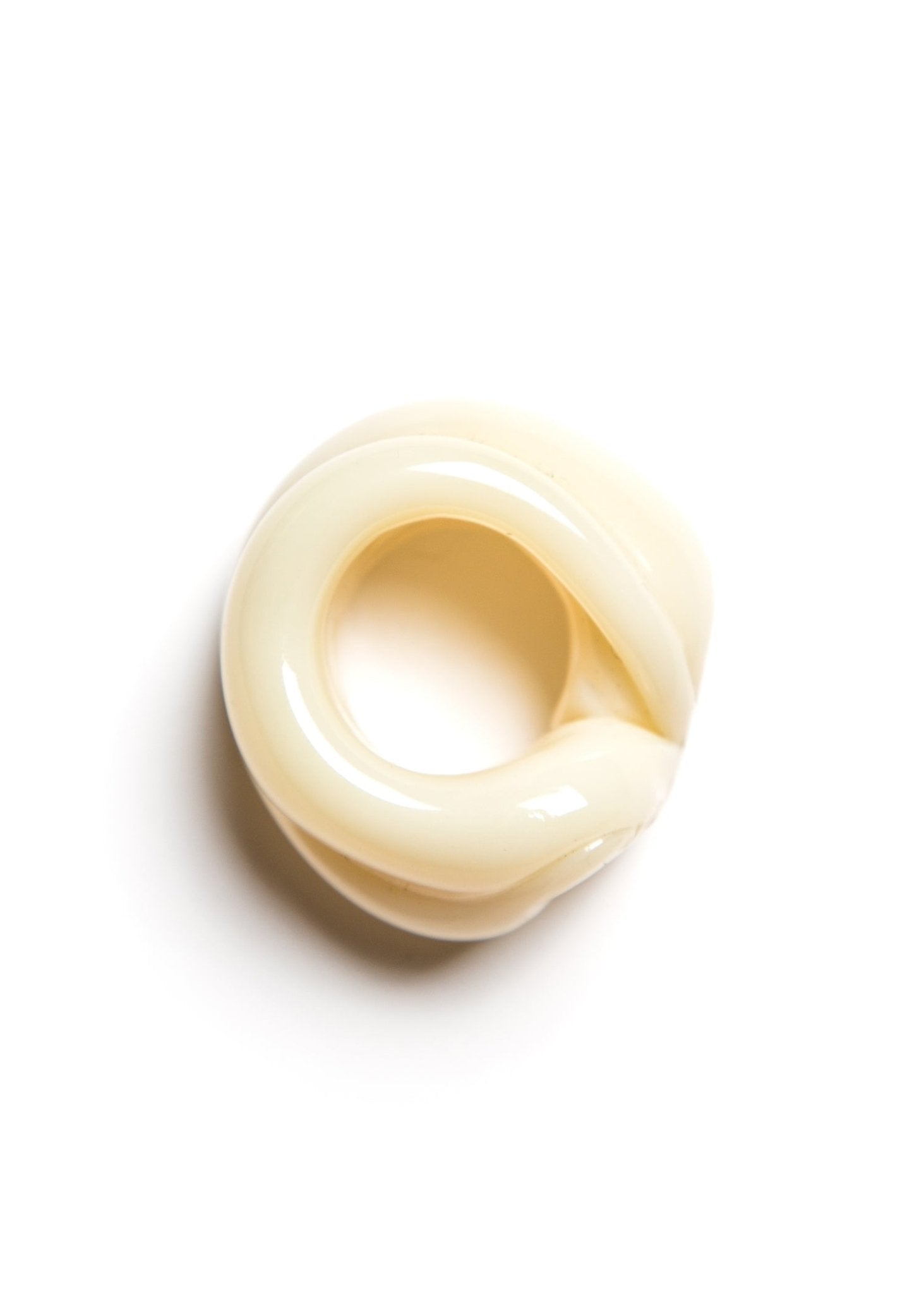 'Spilled Milk' Crystal Ring