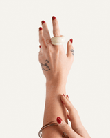 'Spilled Milk' Crystal RingRings