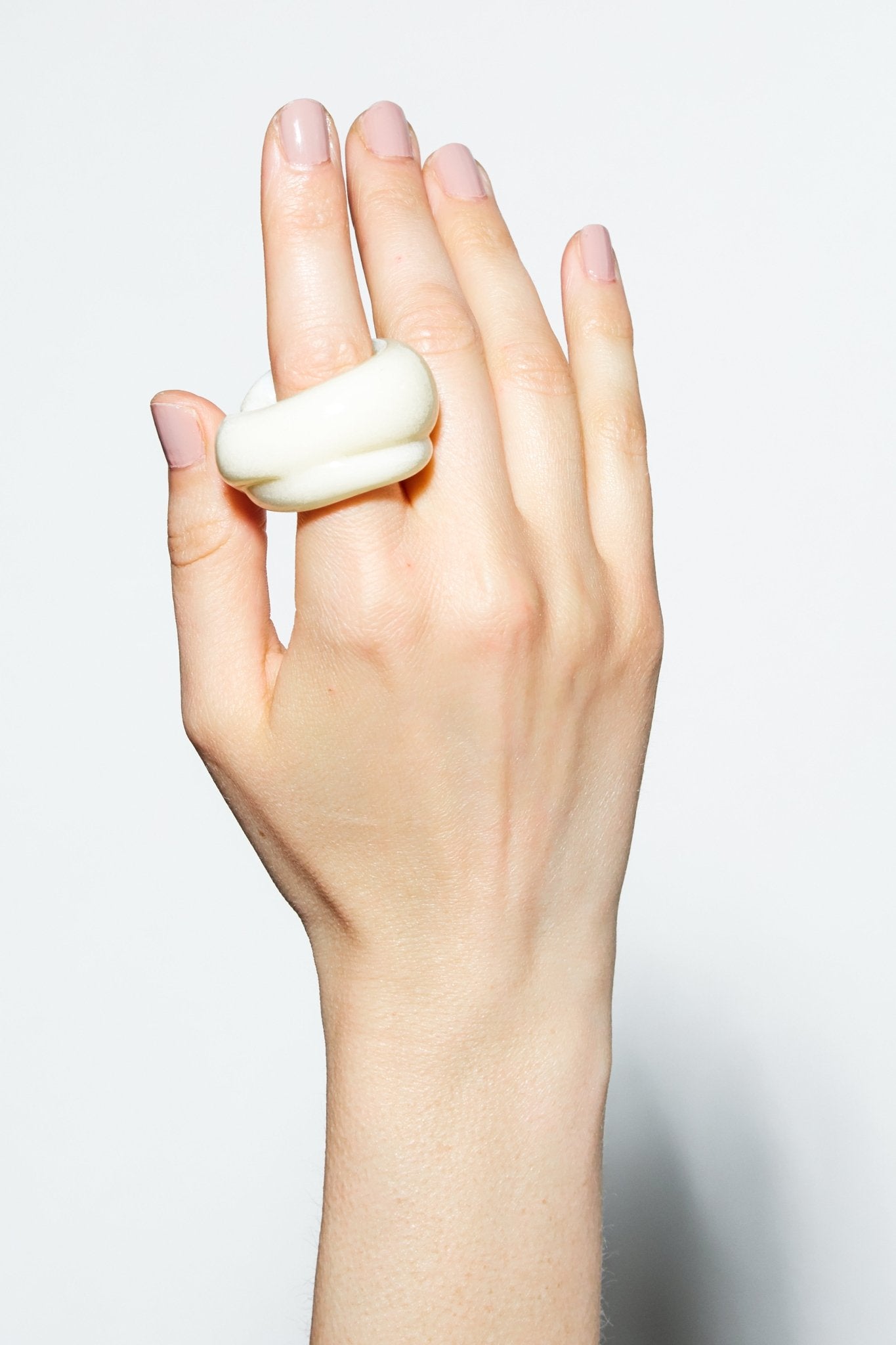 'Spilled Milk' Crystal Ring