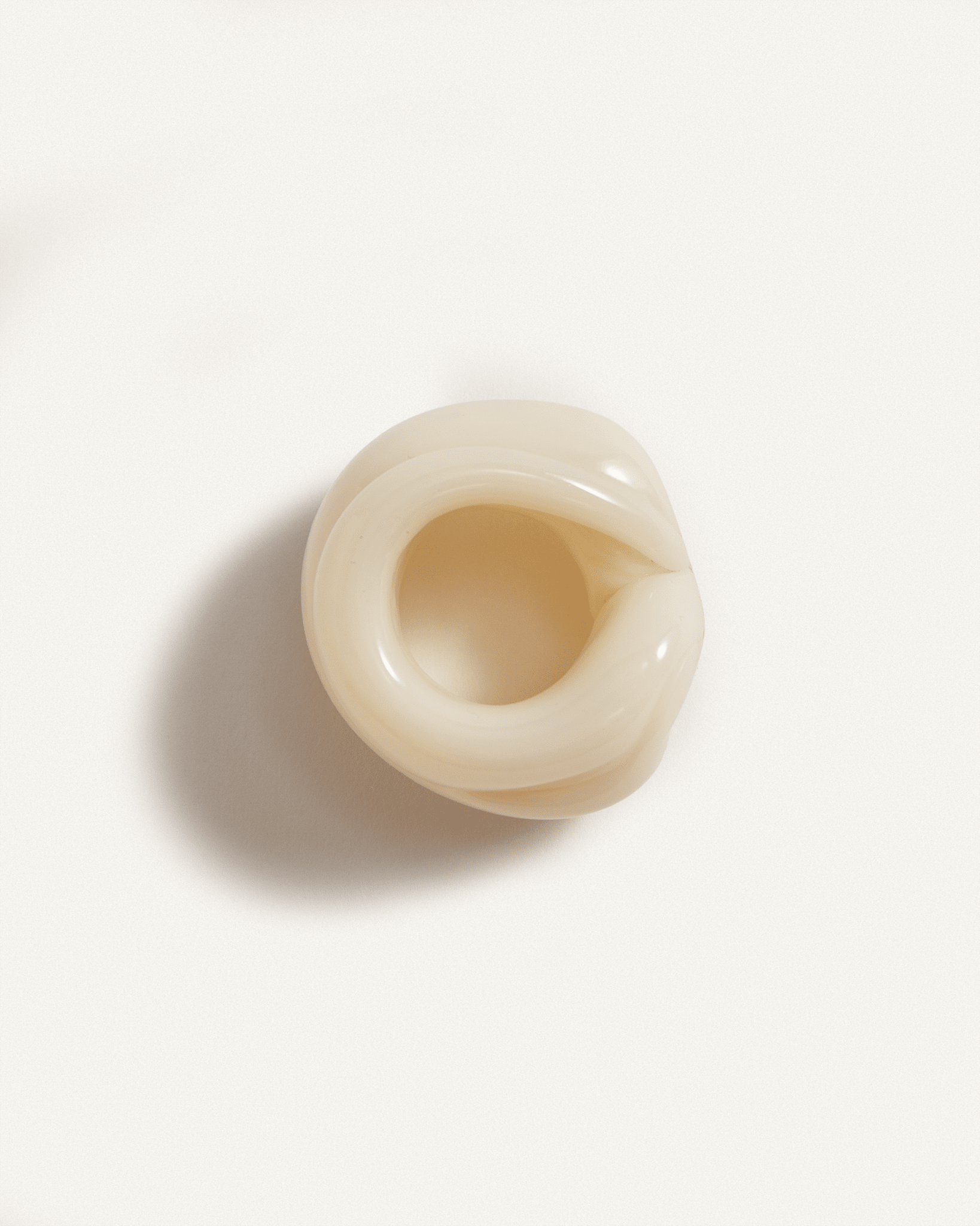 'Spilled Milk' Crystal RingRings