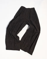 Arai Pant in Japanese Blistered Black Cotton