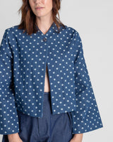 Sprite Jacket in Dotted Cotton DenimCropped Jackets