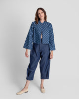 Sprite Jacket in Dotted Cotton DenimCropped Jackets