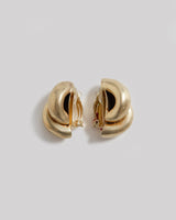 Steve Vaubel Gold Plated Twisted EarringsClip - On Earrings