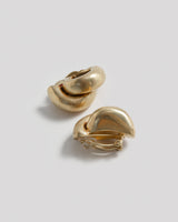 Steve Vaubel Gold Plated Twisted EarringsClip - On Earrings