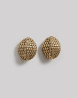Steve Vaubel Gold - Plated Woven Pattern EarringsClip - On Earrings