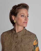 Steve Vaubel Gold - Plated Woven Pattern EarringsClip - On Earrings