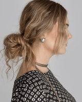 Steve Vaubel Silver Soft Square Clip Earrings