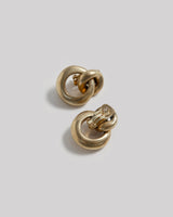 Steve Vaubel Vermeil Double Link EarringsClip - On Earrings