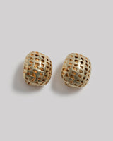 Steve Vaubel Woven Soft Square EarringsClip - On