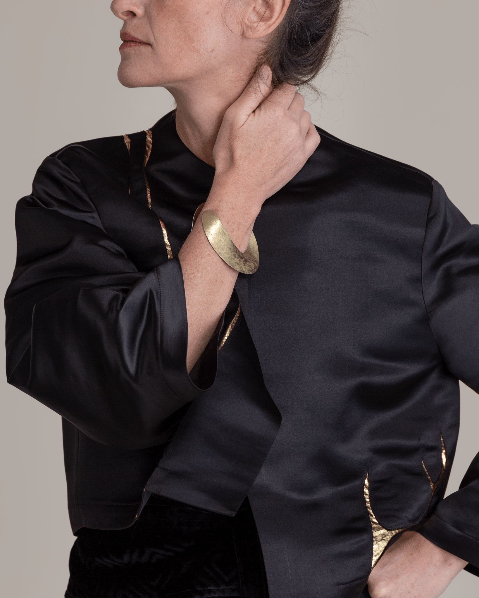 Torqued Curve Bracelet