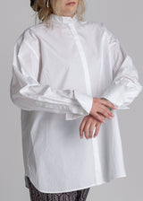 White Poplin Madison Shirt