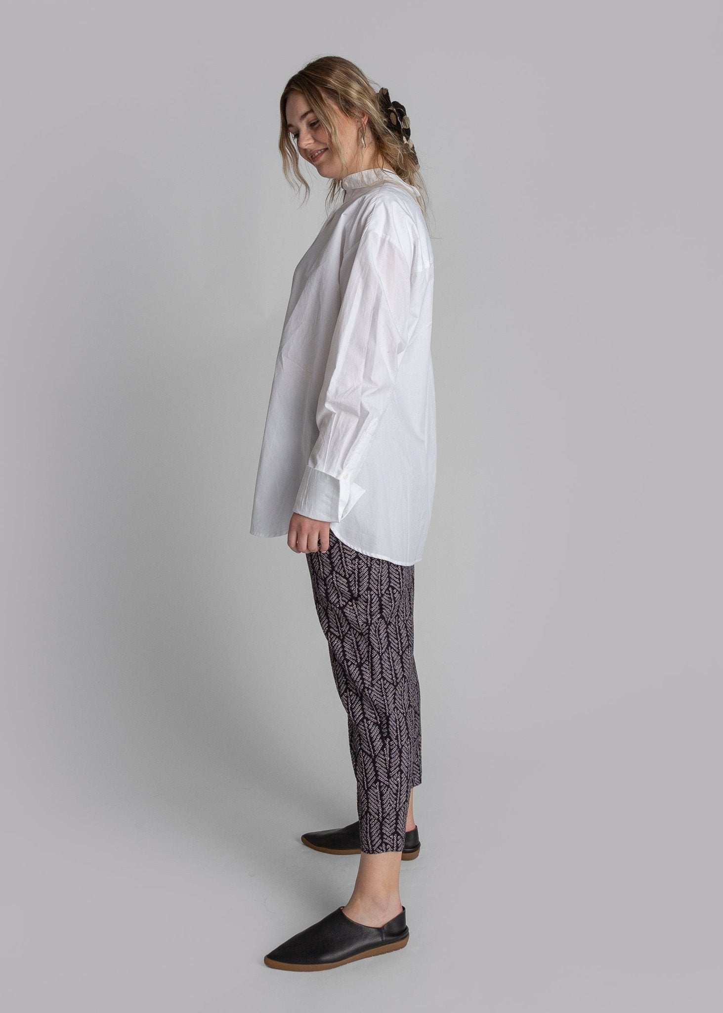 White Poplin Madison Shirt