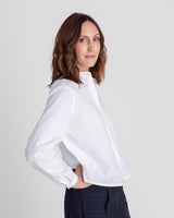 Mini Shirt in Cotton Seersucker
