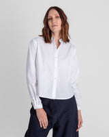 Mini Shirt in Cotton Seersucker