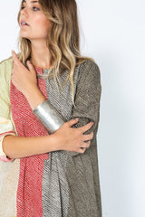 Wide Silver CuffPersonalise your own text here